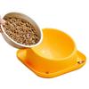 Pet Bowl Oblique Bowl Dog Food Basin Anti-knock Dog Bowl Protection Cervical Spine Stainless Steel Cat Food Basin Pet Feeder