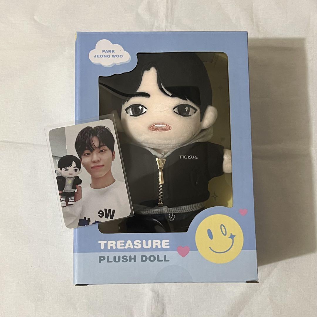 

[USED] treasure jungwoo doll trading card