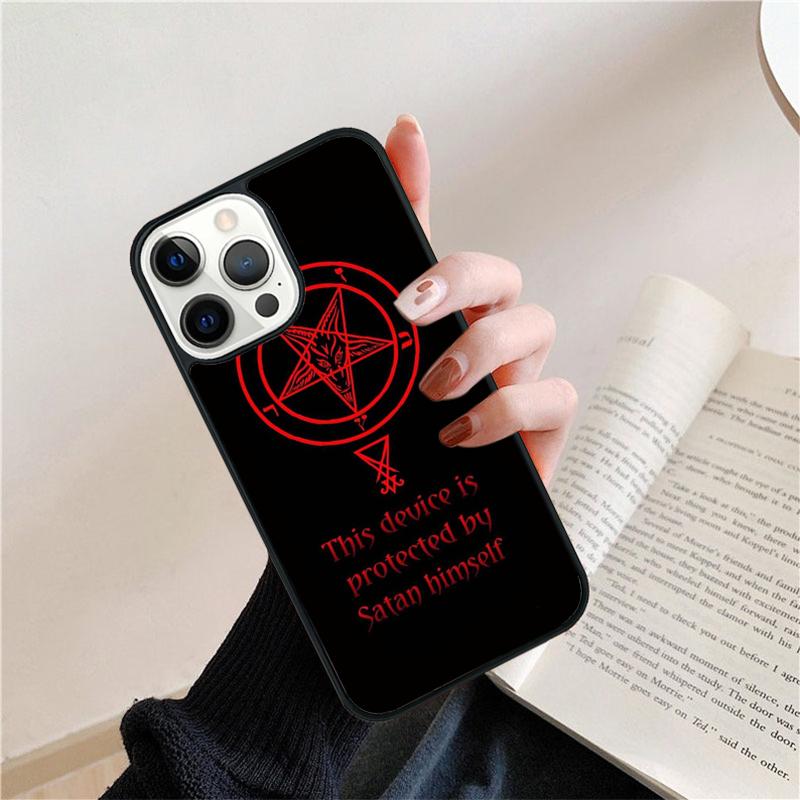 Devil Satan Mobile Phone Cases Cover For iPhone 17 Air 16 16e 15 14 12 13 11 Pro MAX apple Plus Coque