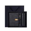Taccuino da Lavoro in Pelle Formato A5: Diario con Fibbia Magnetica e Stampa Logo - Elegante Scatola Regalo per Riunioni d'Ufficio
