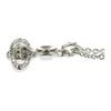 VIVIENNE WESTWOOD Mayfair Small Orb 3D Saturn Crystal Pendant Necklace Men Necklace Gunmetal-Grey Silver 6302039V02W130