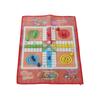 Plastic Flying Chess Game Set Non Woven Fabric Roll Up Chess Board Game Educational Toys