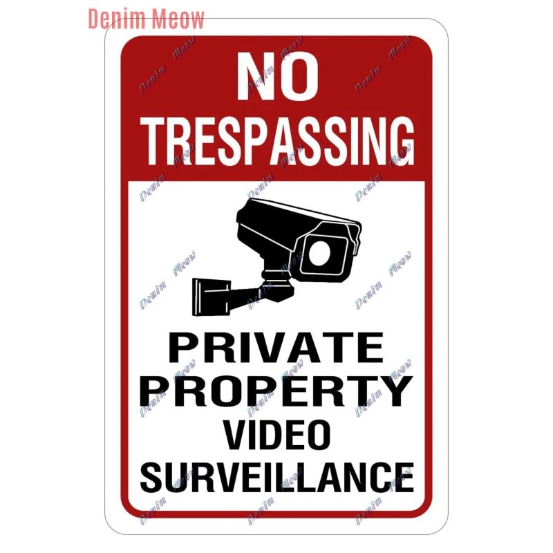 Vintage No Parking Metal Sign, Caution Metal Poster, Warning Slow Down Road Sign, Private Road, Home Decor, WY263