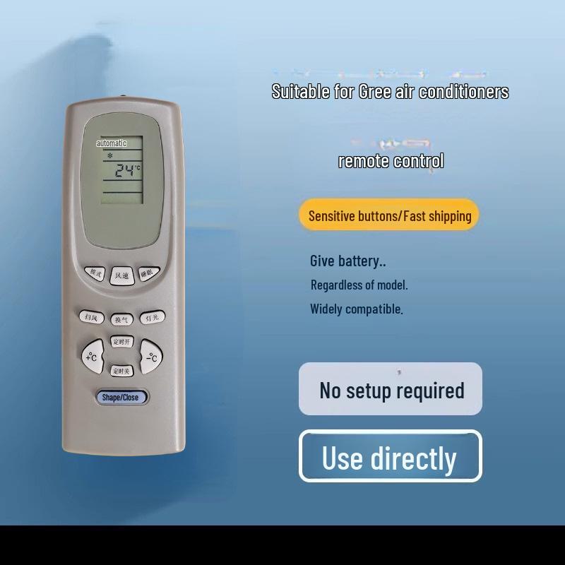 Universal Air Conditioner Remote Control for Gree, Midea, Hualing, Haier, Handian, Chigo, and More Major Brands