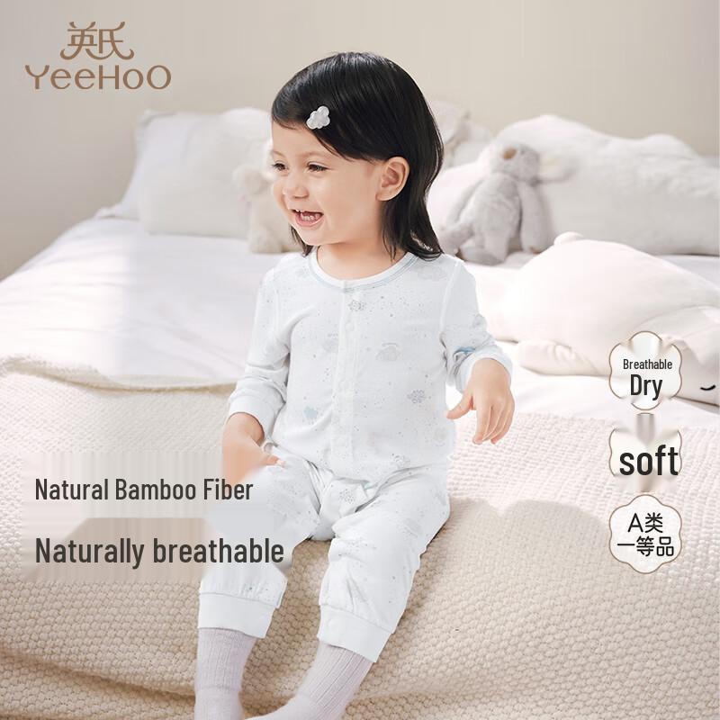 YEEHOO Unisex Four Seasons Long Sleeve Baby Romper 66
