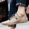Fashion Fashion Brand Men Shoes Light Outdoor Motorcycle Driving Breathable Casual Trend Loafers Soft Soled Handmade Business Shoes