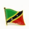 World Flags Enamel Lapel Pin - UK & US Iron Brooch with Drip Glue and Baking Paint Finish.