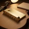 Brass Guitar Bridge Base Brushed Finish Tremolo Drilled Holes