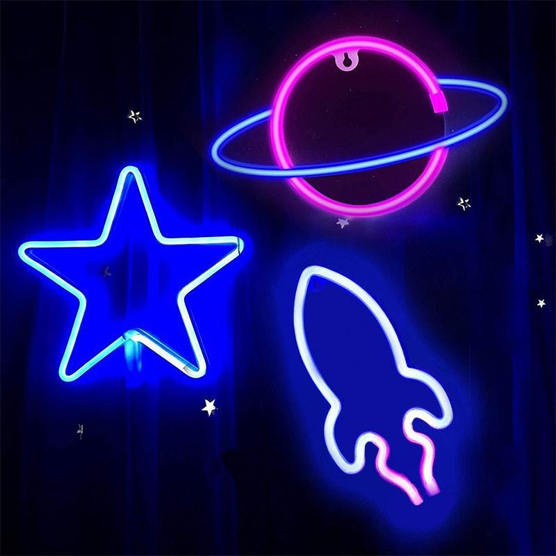 Trendy LED Neon Night Light Sign for Wall Décor