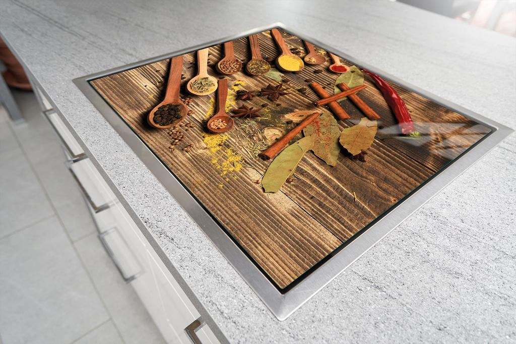 TABLA DE CORTAR DE CRISTAL 52x30 ESPECIAS