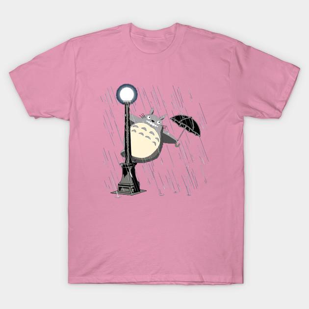 T-skjorte kvinner som bare synger i regnet Harajuku-trykk Kawaii-t-skjorte med kortermet sommer T-skjorte for kvinner