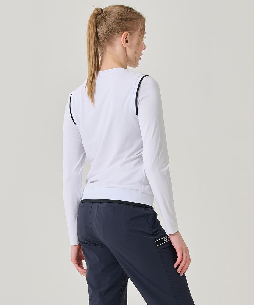 BILTMORE Women'S Golfwear Layered Round T-Shirt