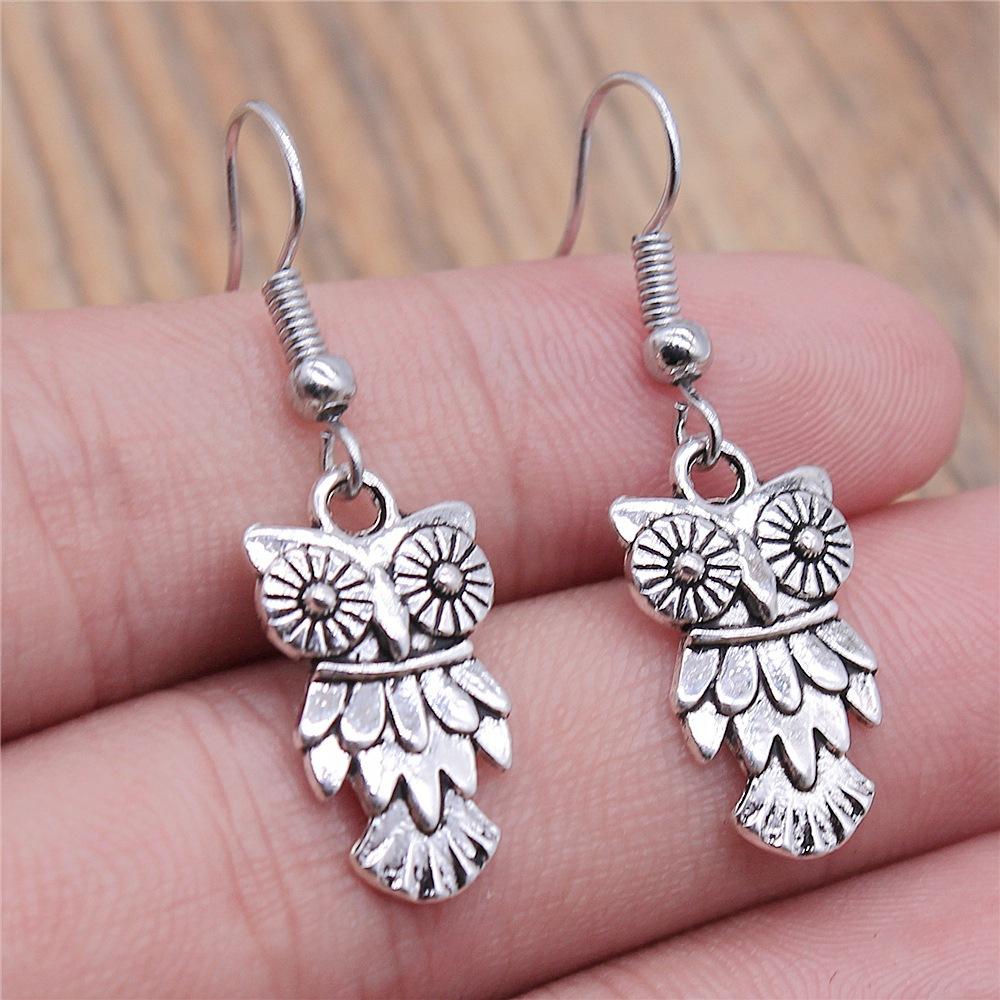 53 Styles Bird Earrings For Women Vintage Owl Dove Peacock Phoenix Swallow Feather Hummingbird Flamingo Parrot Earrings