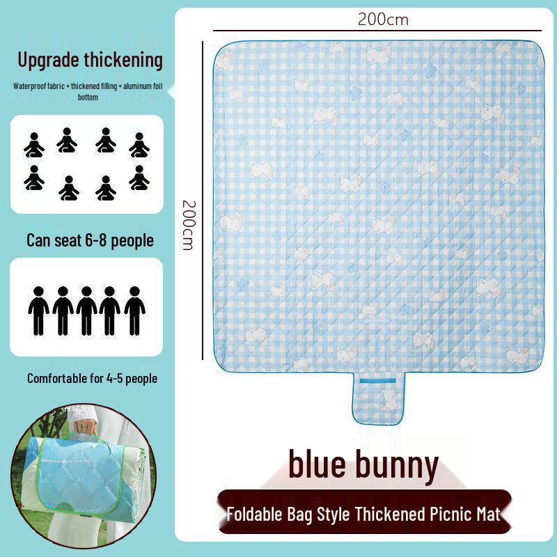 A1R Waterproof Picnic Mat - Thick, Portable Outdoor Ground Cover for Camping, Beach, Lawn, or Spring Outings