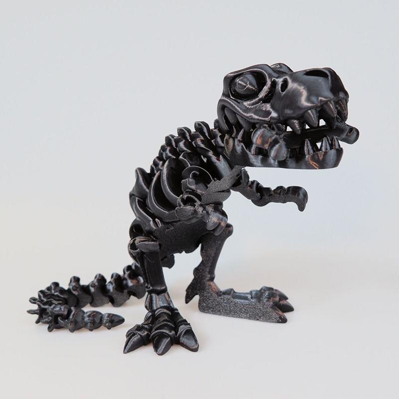 Movable Joint Toy Dinosaur Model Tyrannosaurus Rex Fossil Dragon 3D Printing Skull Decoration