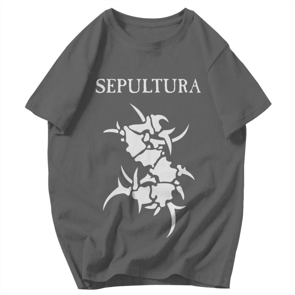 Men T Shirt Sepultura Band Cotton Y2K Graphic Short Sleeve Unisex Clothing T Shirts