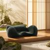 Ergonomisches Meditationskissen mit rutschfester Unterseite Abnehmbarer Samtbezug Atmungsaktiver Memory-Schaum