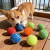 16-Pack Colorful High- Rubber Pet Tennis Balls - Interactive Training & Play Balls For Dogs, Random Colors