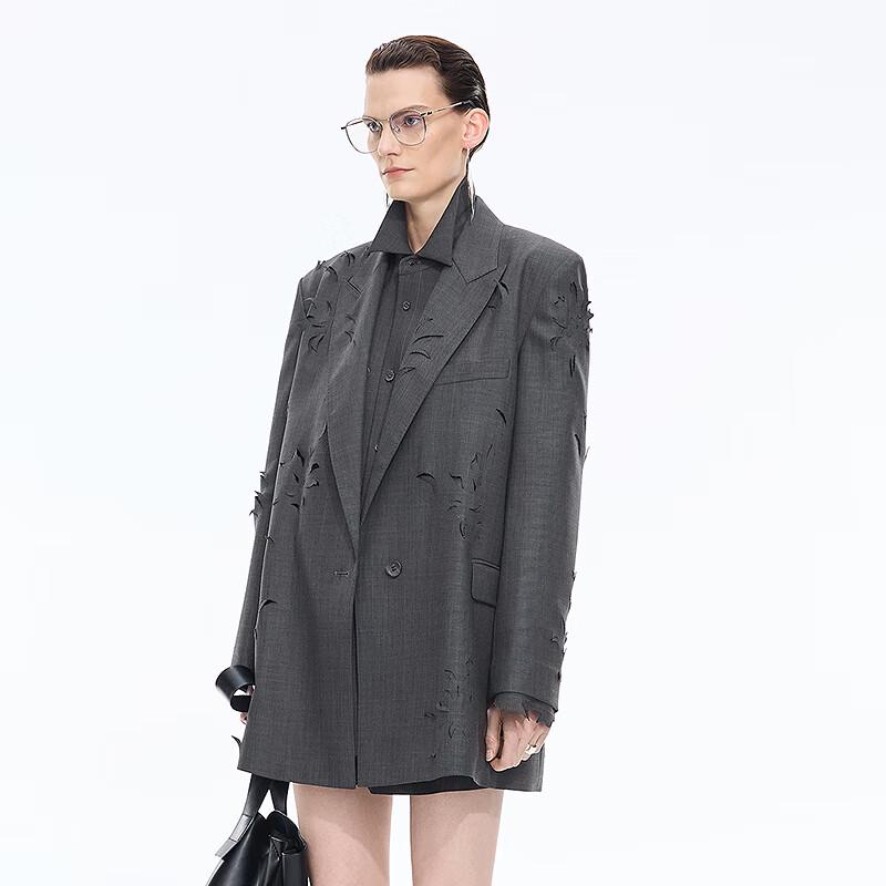 JNBY 2025 Autumn Loose Casual Long Sleeve Suit Blazer