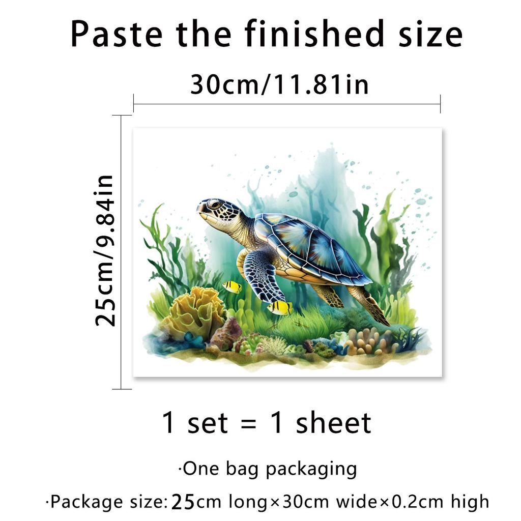 Blue Sea Fish Bubble Underwater World Underwater Animal Wall Sticker For Kids Rooms Bathroom Home Decoration Murals