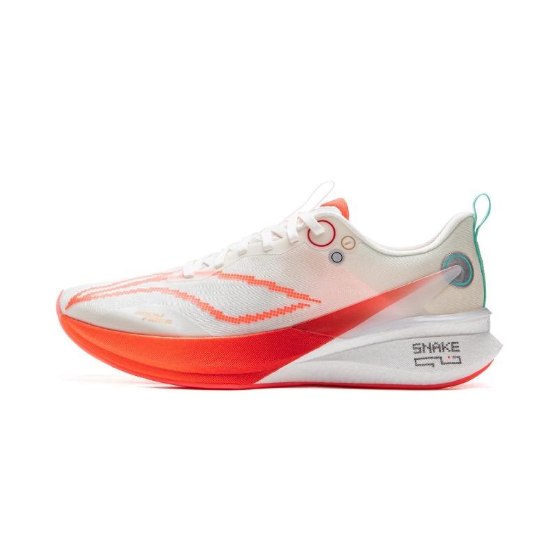 Li-Ning Chitu 8 Pro CNY Snake Year Men Low-top Running Shoes Milky White ARPV003-9 44