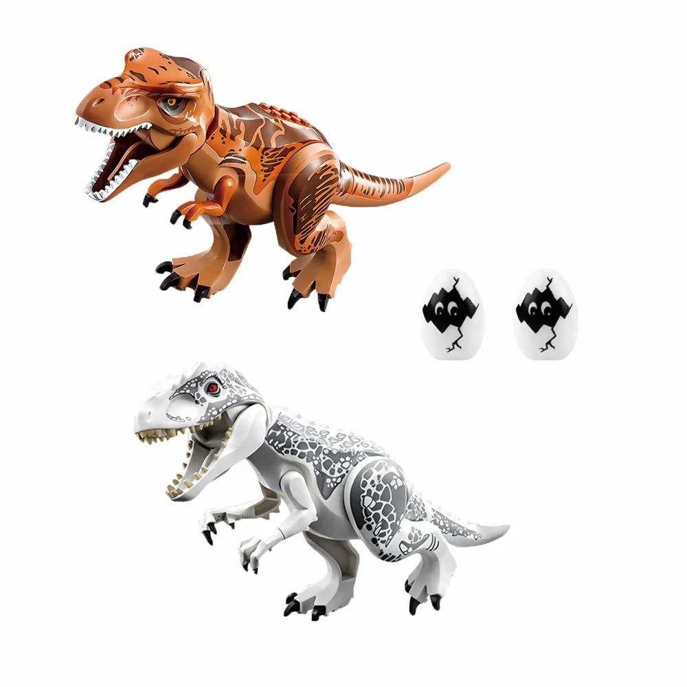 Jurassic Dinosaurier DIY Bausteine Velociraptor Velociraptor Rex Tyrannosaurus Pterosaurier Dilophosaurus Zubehör Steine Spielzeug