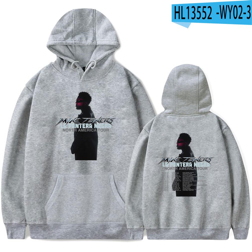 Myke Towers Hoodie Sweatshirt Fashion Man Women Tour Hoodies Printing Streetwear Casual Unisex Pullovers