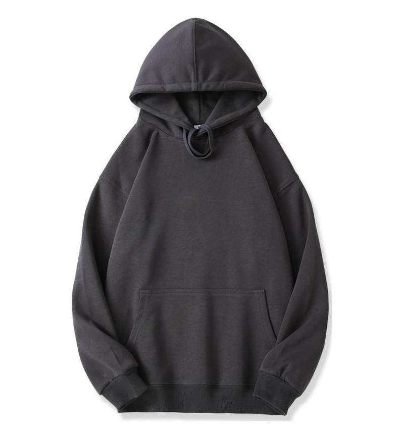Autumn/Winter Velvet Thick Hoodie - Loose, Drop Shoulder, Couple Style