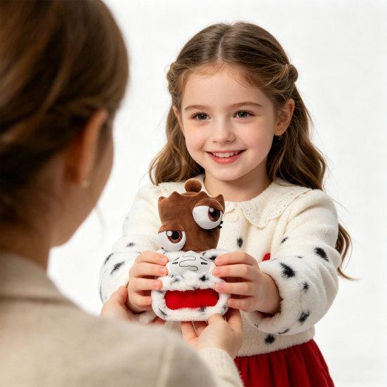 Circus Plush Toy Cartoon Character Stuffed Animal with Crown & Cape 21cm Soft Fantasy Animal Doll Birthday Gift for Kids Fans