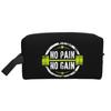 Kawaii Powerhouse Gym Travel Toiletry Bag Women Bodybuilding Fitness Muscle Makeup Cosmetic Organizer Beauty Storage Dopp Kit