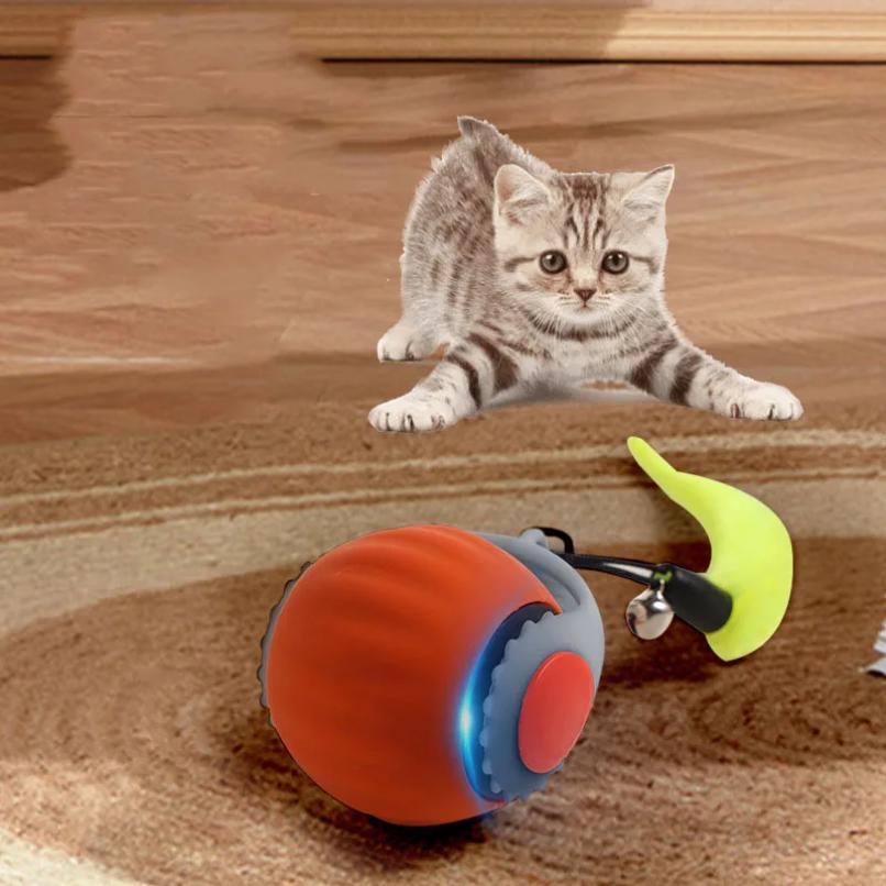 Pet Smart Cat Ball Cat Toy Ball Electric Cat Toy Self-exciting Boredom Ball Safe Bite-resistant Pet Toy