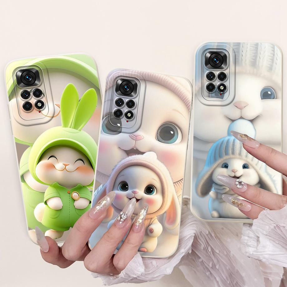 For Xiaomi Redmi Note 11 11S 4g 5g Phone Case For Redmi Note 11 Pro Pro+ Note11T 5G Back Cover Soft Funda Lovely Cartoon Animal