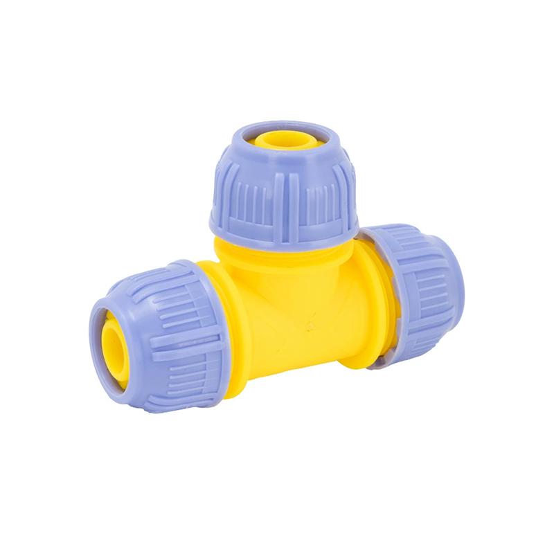 6-point three-way water hose connector adapter, flexible water pipe adapter, 6-point water pipe diversion extension connector