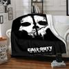 1pc Call of Duty Soft Comfortable Blanket Digital Print, All Season Multipurpose Knit Fabric Bedding, Office, Sofa Home Decor Blanket