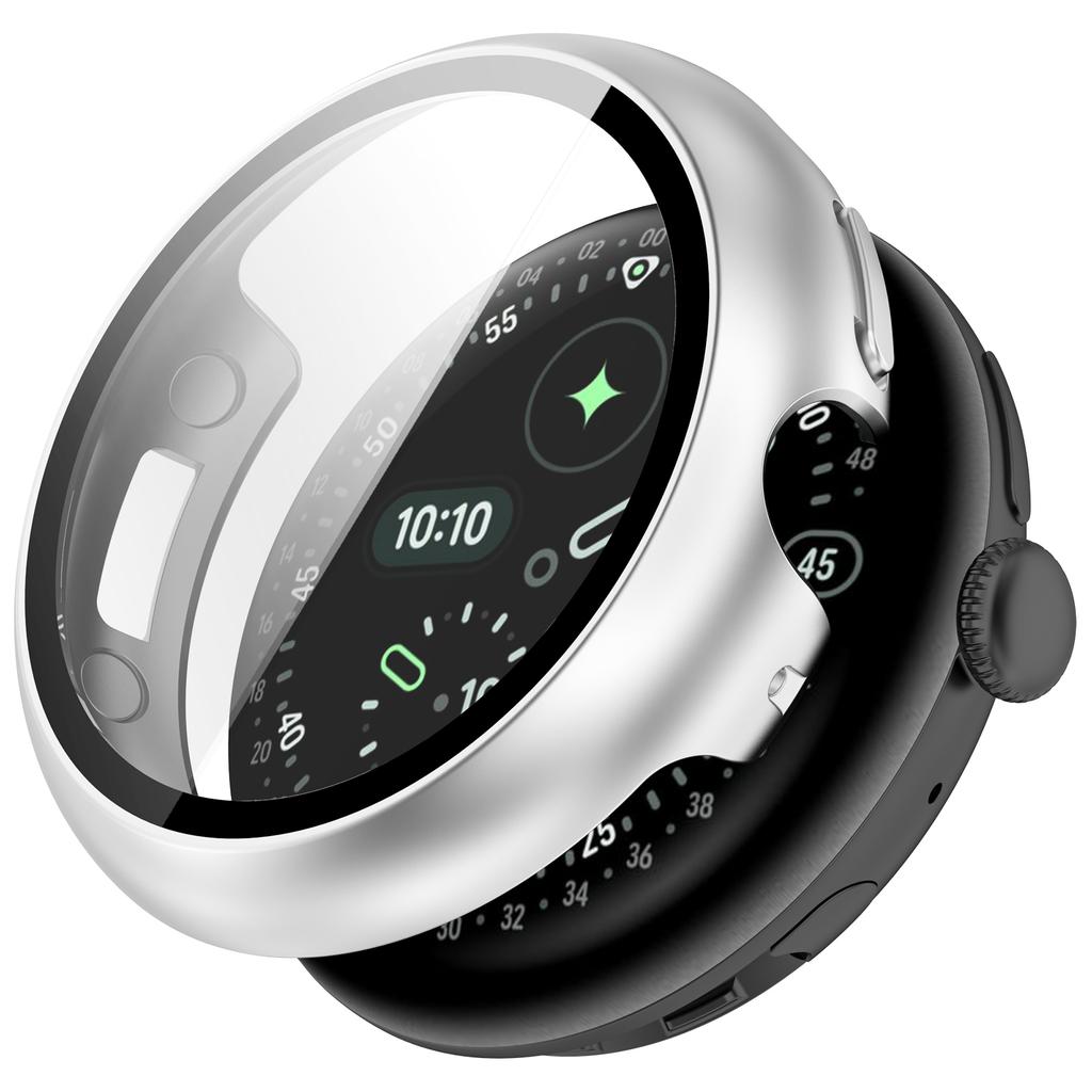 Tempered Glass Case for Google Pixel Watch 5 4 45mm Anti-fall and Anti-scratch Protective Shell for Google Pixel Watch 5 4 41mm