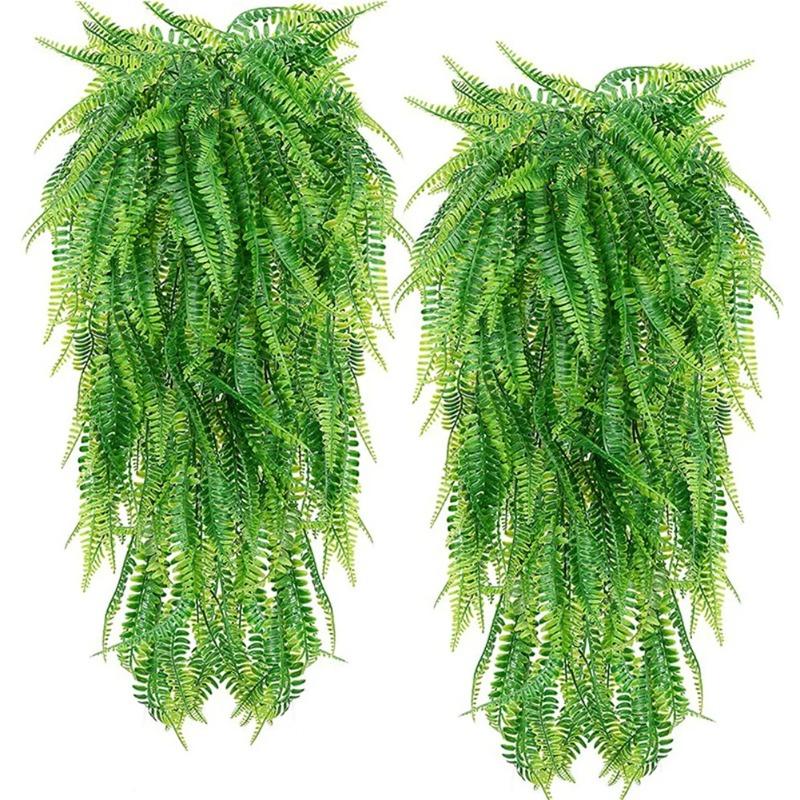 3/1pcsArtificial Plant Vine Home Decoration Hanging Plastic Leaf Grass Garland Outdoor Wedding Party Decorations Fake Rattan Ivy