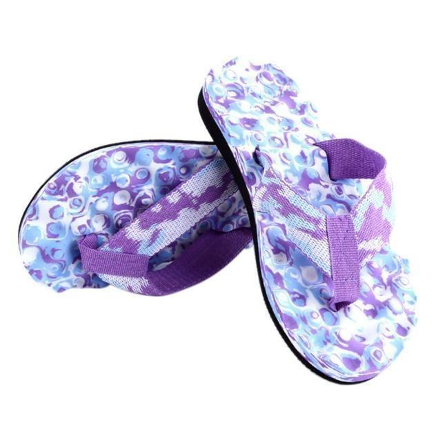 Stylish 2018 Women Summer Wedge Flip Flops Shoes Sandals Featuring Low Heel And Pure Color Design