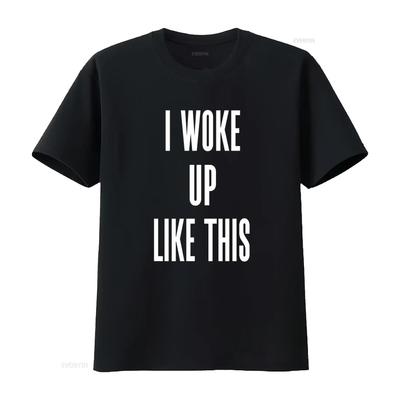 Mens Beyonce I Woke Up Like This Flawless Slim Fit T Shirt X Large White  Vintage Washed Soft Stylish Top For Everyday Wear