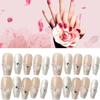 Handmade Long Floral Nail Sticker Wholesale For Women Xs S M L Pure Desire Style