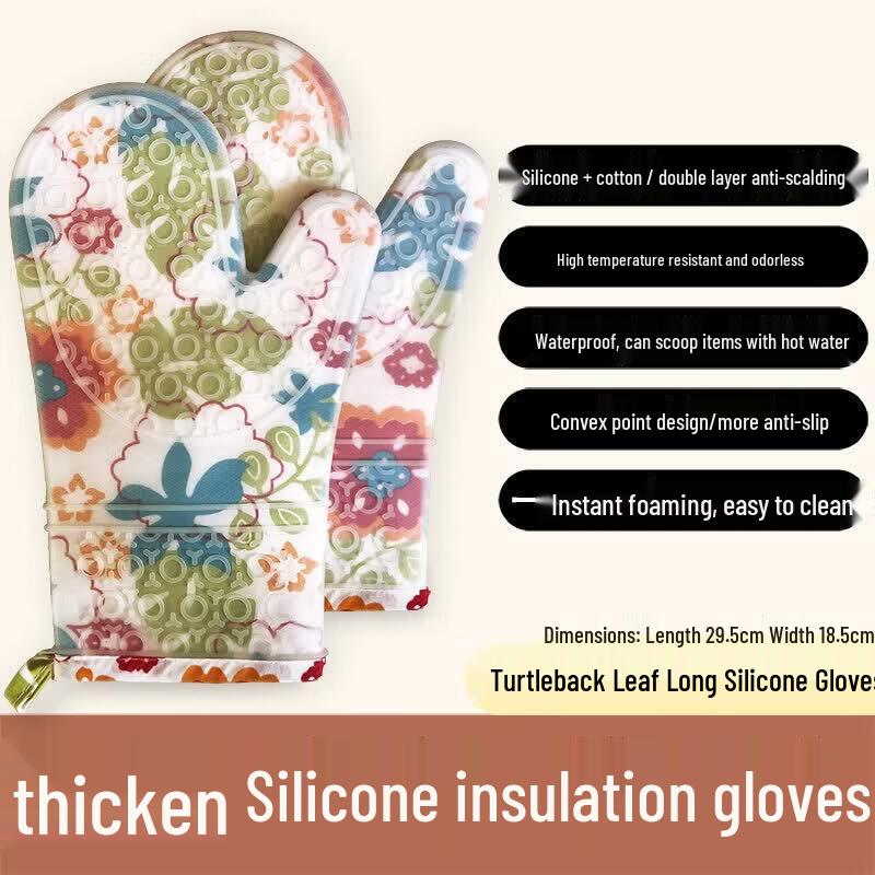 ZISIZ Silicone Heat Resistant Oven Mitt