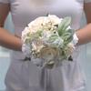 LY-FL0021 Wedding Bouquet Bridal Handmade Holding Flowers Artificial Rose for Dress Bridesmaid Luxury