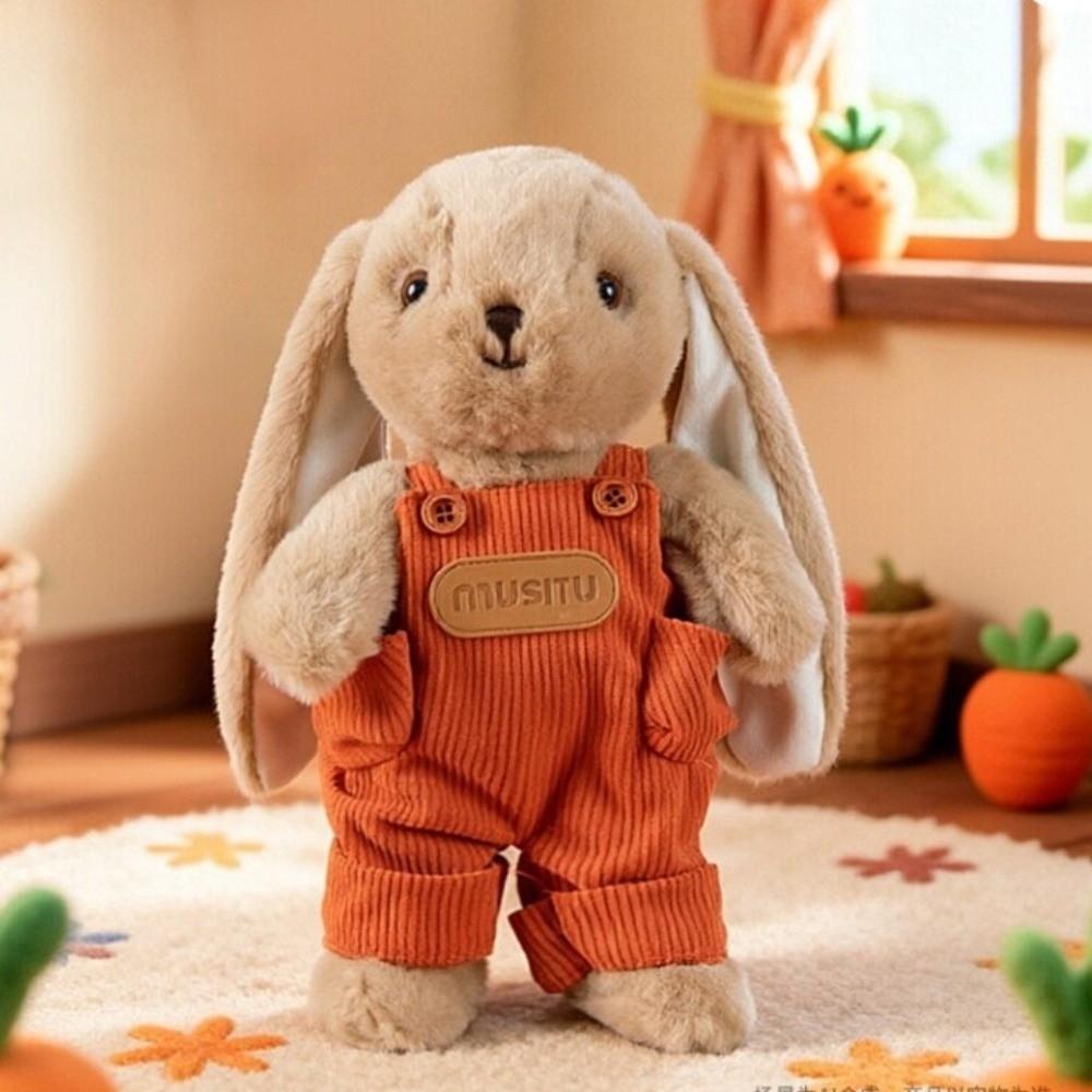 Long Ear Stuffed Animal Rabbit Clothed Bunny Rabbit Plushie Bunny Plush Toy Girls Gift