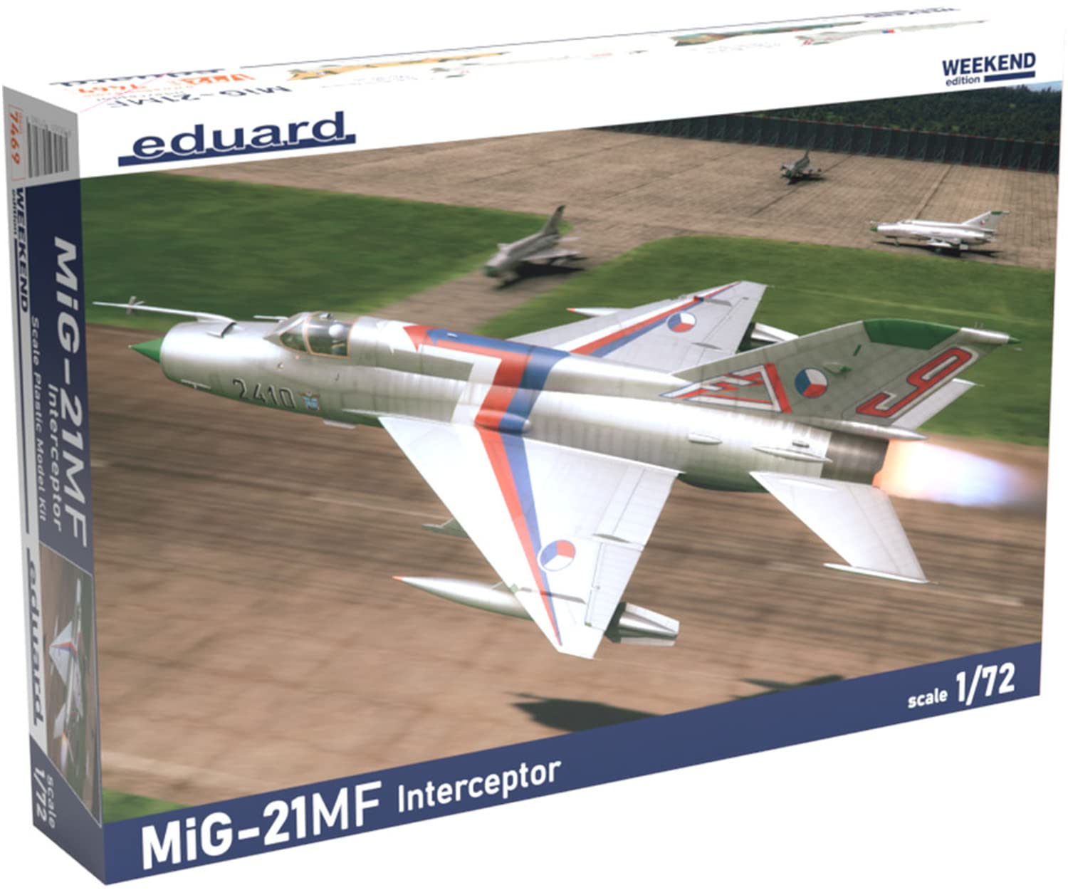 

Пластиковая модель истребителя-перехватчика чешской армии EDU7469 1/72 МиГ-21