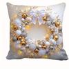 Home Decor Christmas-Themed Decorative Digital Print Pillowcases Pattern Cushion Cover Suitable For Sofa Bedroom Car Pillow