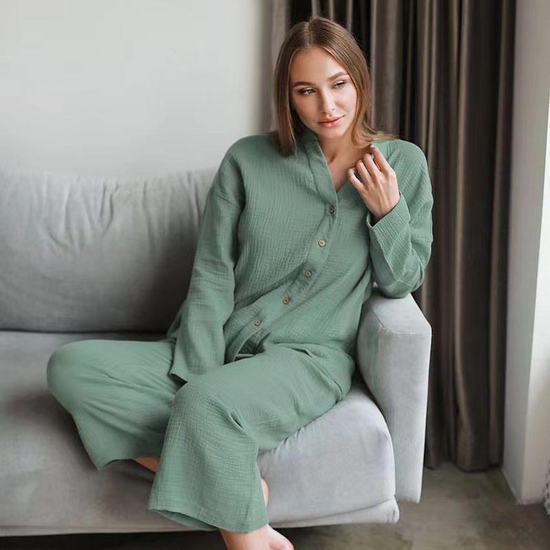 Fashion New Arrival Loose Long Sleeve Top Pants Fashion Suit Homewear Top and Trousers Suit