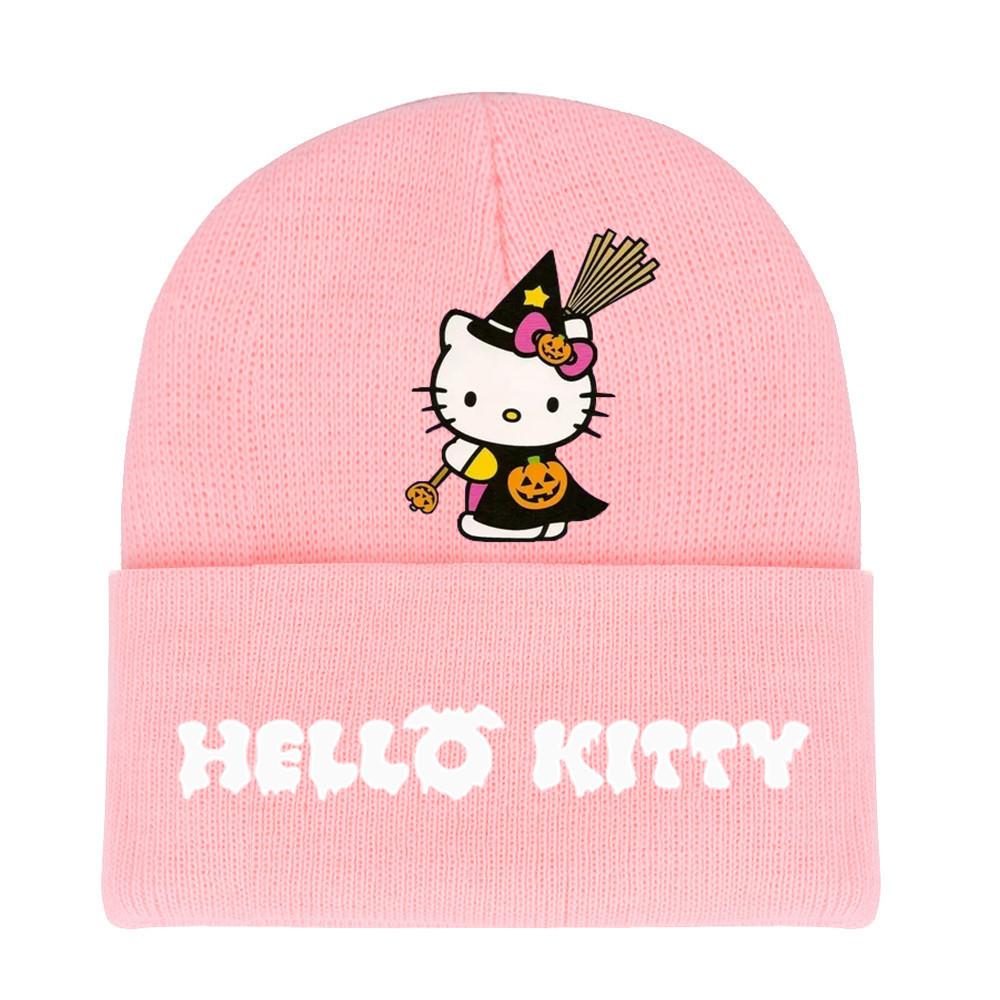 Halloween Printed Knit Cap For Winter Teens And Cartoon Enthusiasts