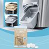 Ice Maker Decontamination Tablets, Water Scale Remover, Ice Crusher, Ice Tray Cleaner, Highly Efficient Decontamination And Strong Cleaning Power.