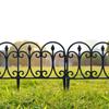 Outdoor Plastic Picket Fence - Ground-Inserted, Free Splicing Decor for Garden, Flower Beds, and Partitions.