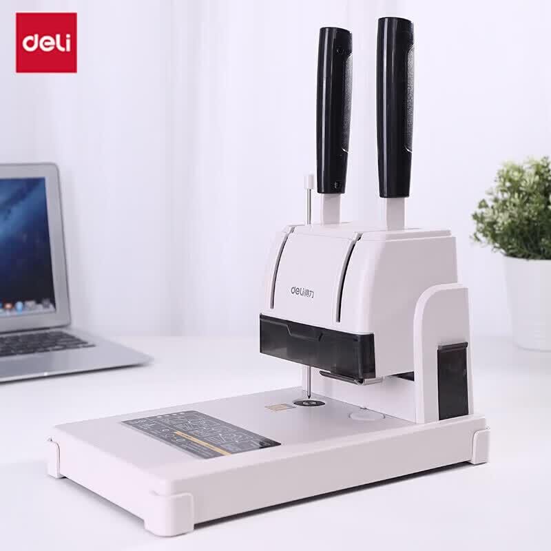 Deli 3888 Manual Hot Melt Financial Binding Machine CN plug (adapter included)