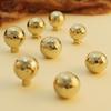 Brass Ball Furniture Pull Handles Hand-Forged Hammer Cabinet Handles Door Drawer Knob Kitchen Wardrobe Cupboard Pulls